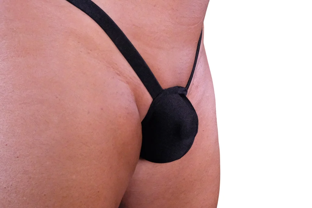 Spandex men's bikini swimsuit
